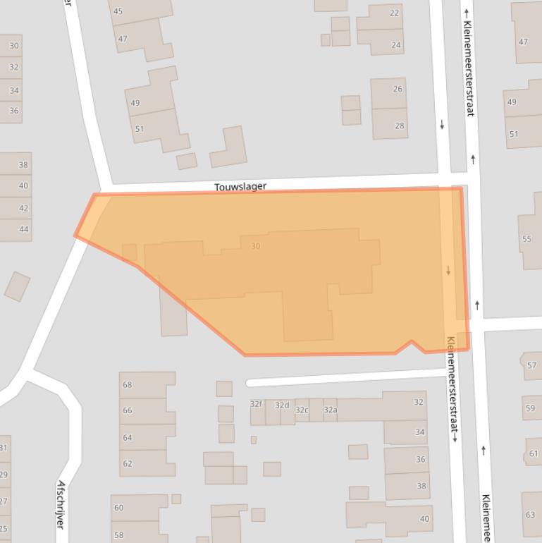 Kaart van postcodegebied 9611ME.