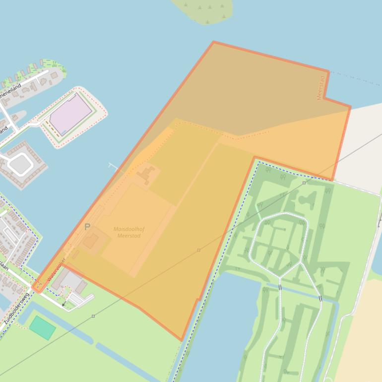 Kaart van postcodegebied 9613BH.