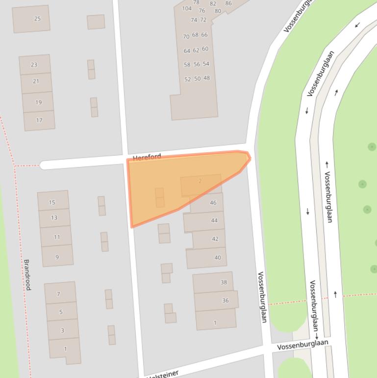 Kaart van postcodegebied 9613DP.