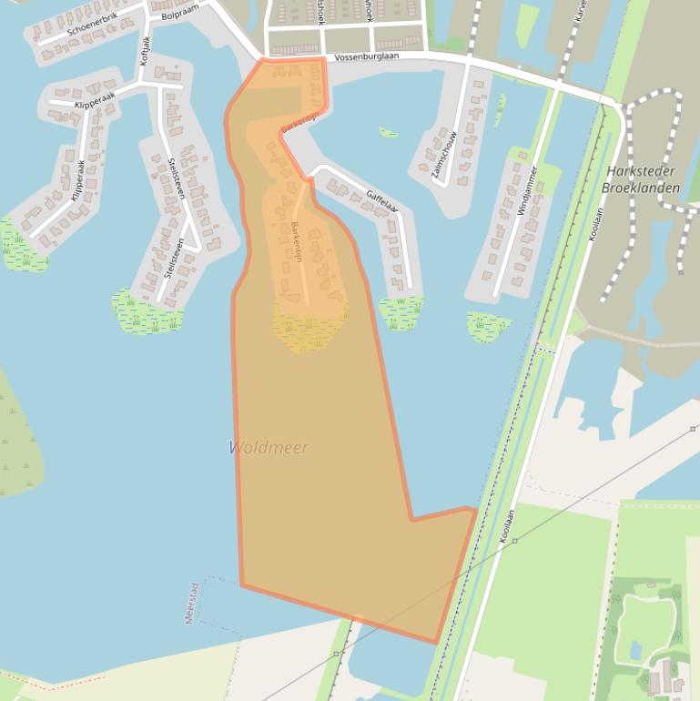 Kaart van postcodegebied 9613GK.