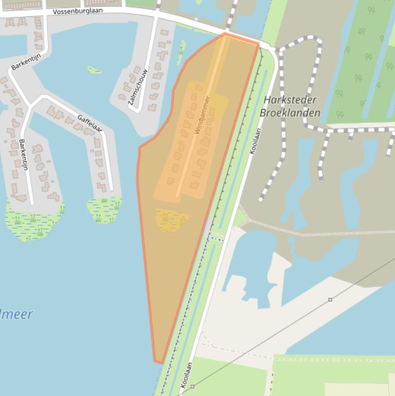 Kaart van postcodegebied 9613GN.