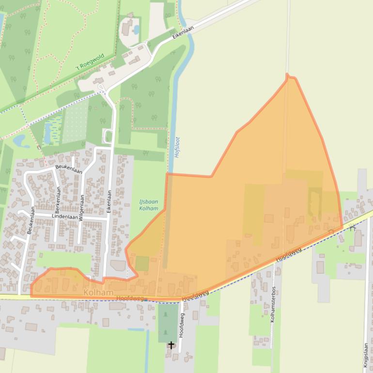 Kaart van postcodegebied 9615AB.