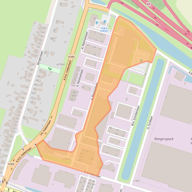 Kaart van postcodegebied 9615TH.