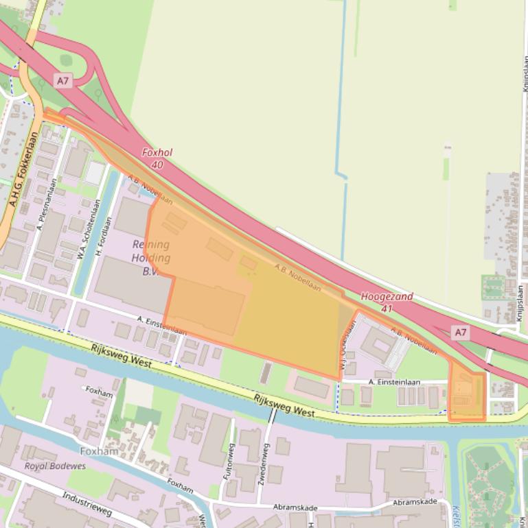 Kaart van postcodegebied 9615TM.