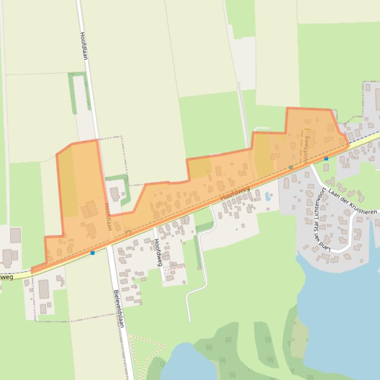 Kaart van postcodegebied 9617AC.