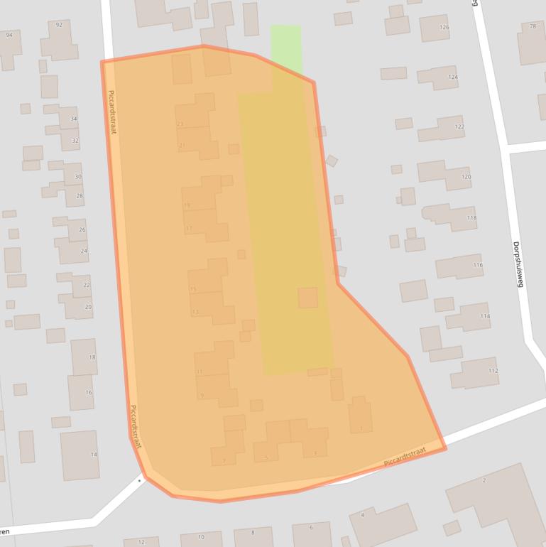 Kaart van postcodegebied 9617AW.