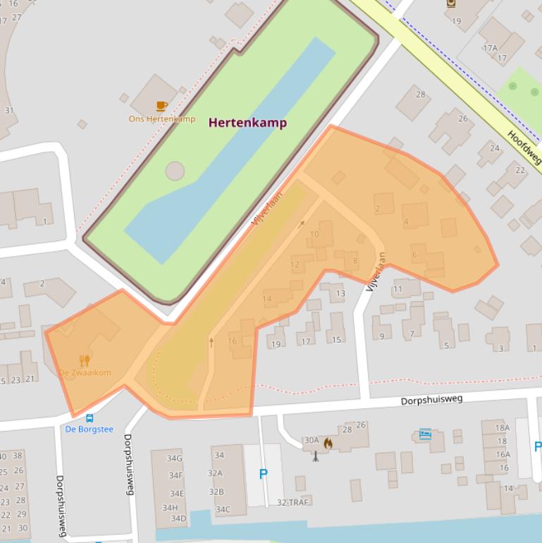 Kaart van postcodegebied 9617BB.