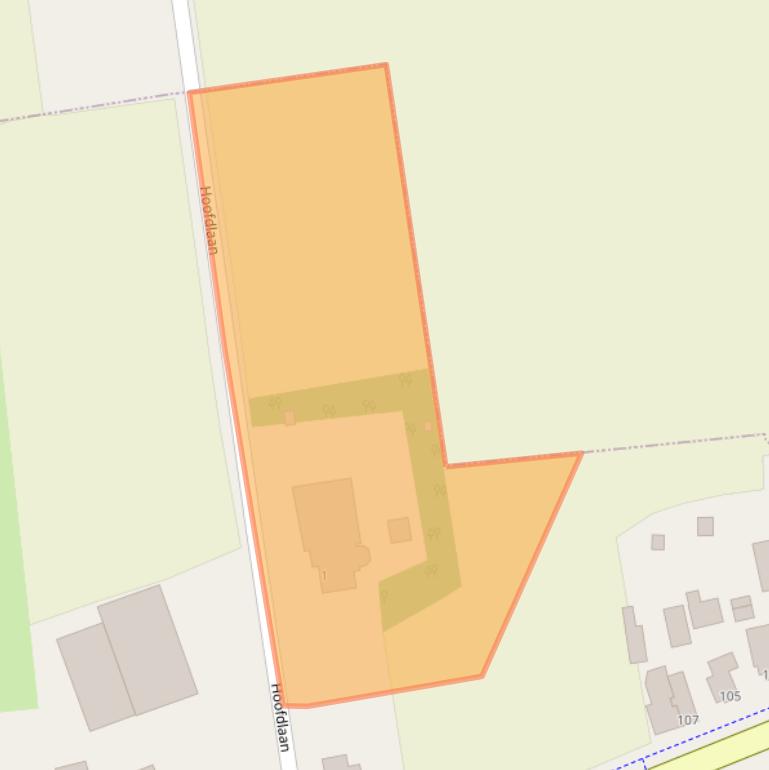 Kaart van postcodegebied 9617TB.