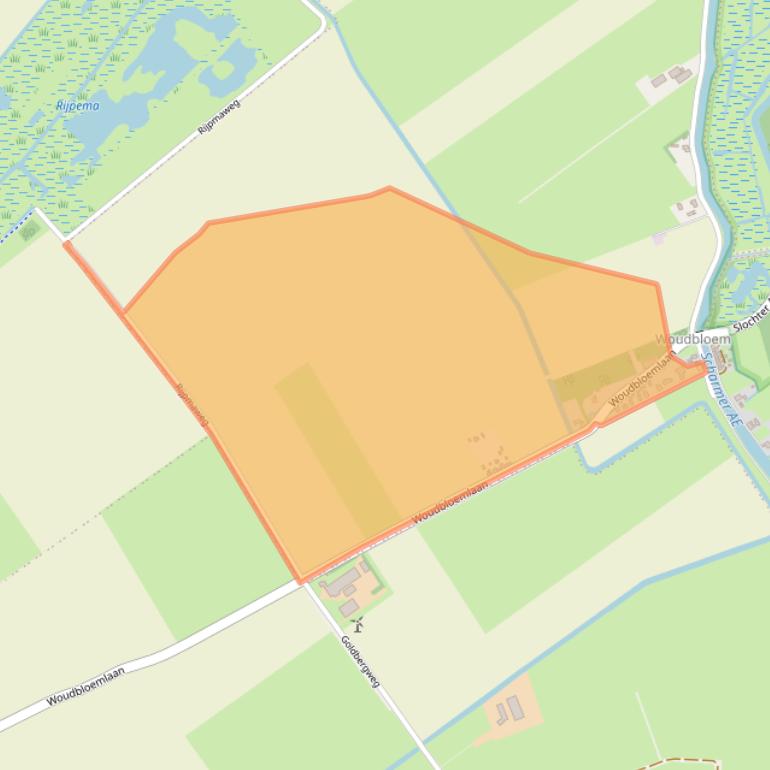 Kaart van postcodegebied 9618PA.