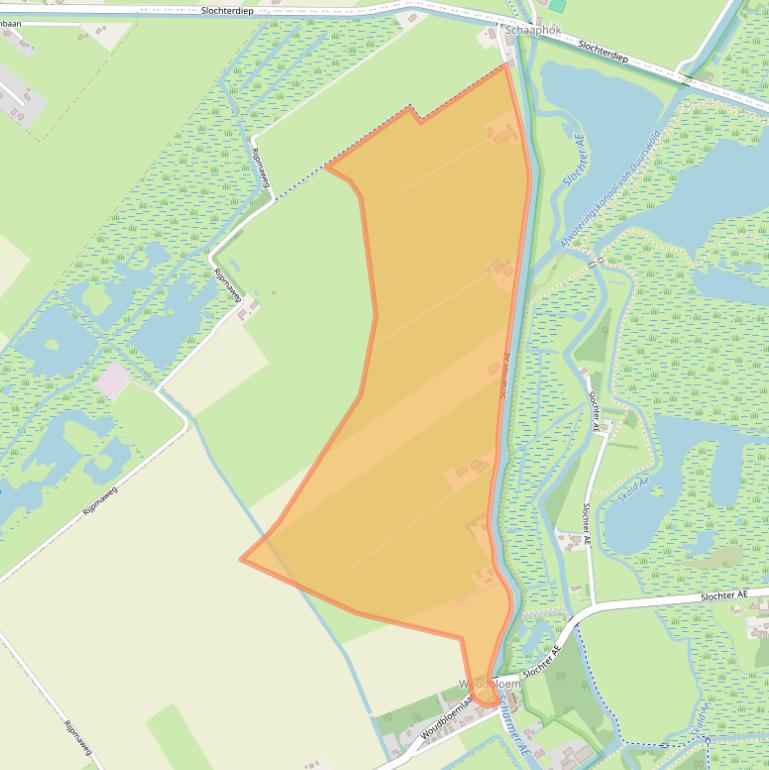 Kaart van postcodegebied 9618PC.