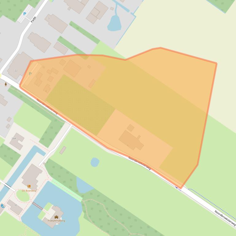 Kaart van postcodegebied 9621BH.