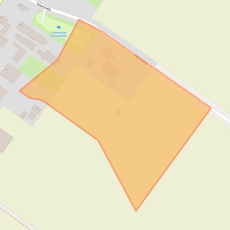 Kaart van postcodegebied 9621TC.