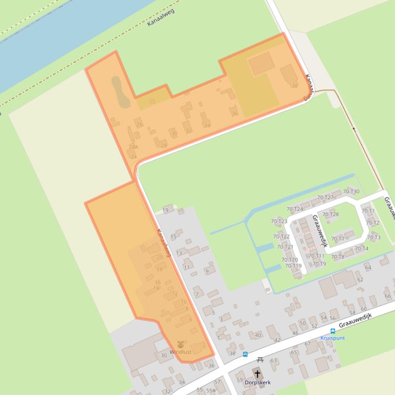 Kaart van postcodegebied 9625PG.