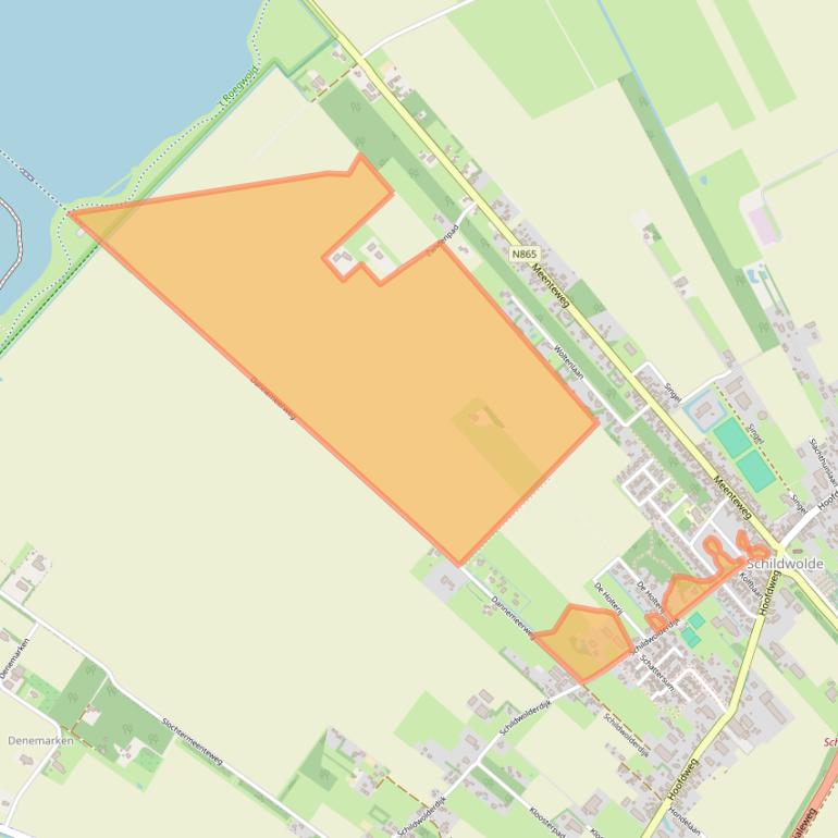 Kaart van postcodegebied 9626AP.