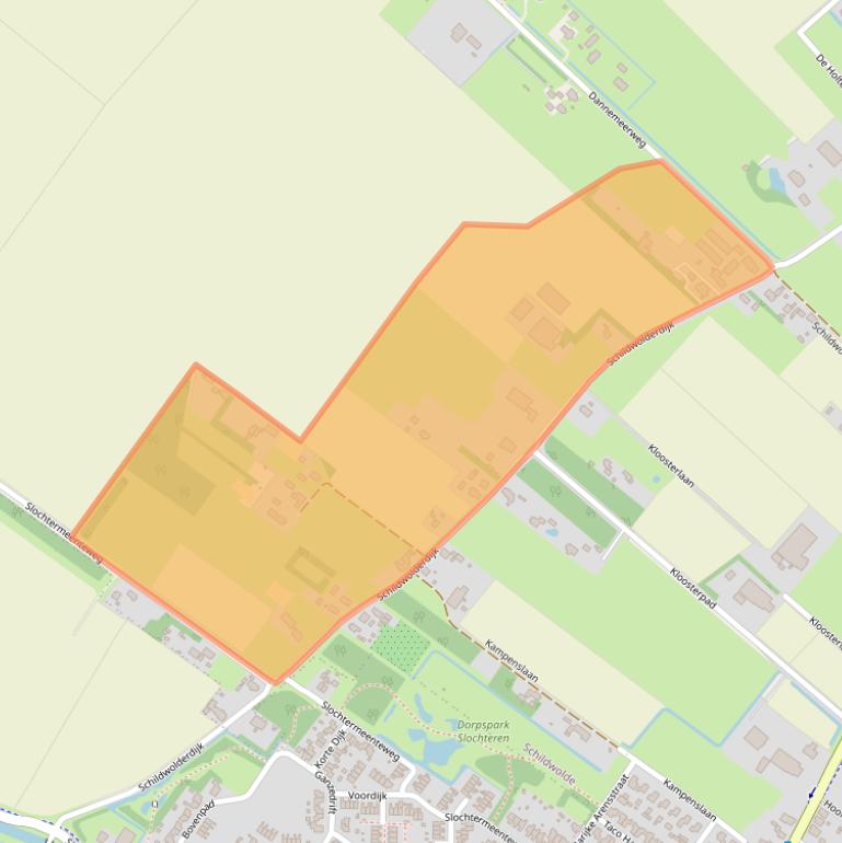 Kaart van postcodegebied 9626AR.