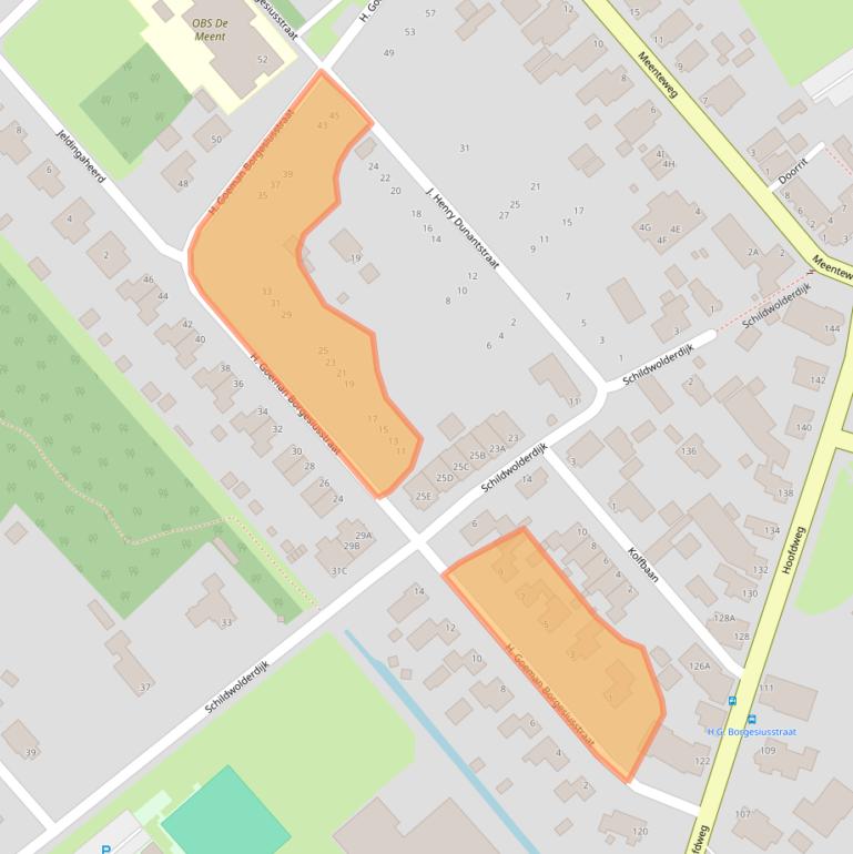 Kaart van postcodegebied 9626AT.