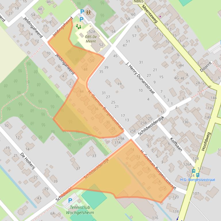 Kaart van postcodegebied 9626AW.