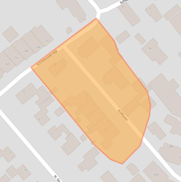 Kaart van postcodegebied 9626BC.