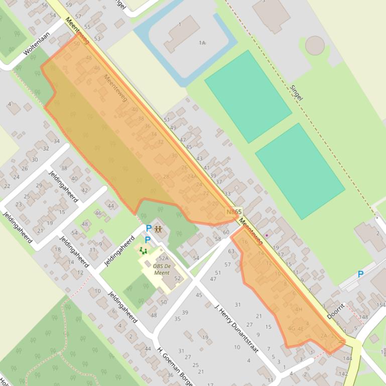 Kaart van postcodegebied 9626BH.