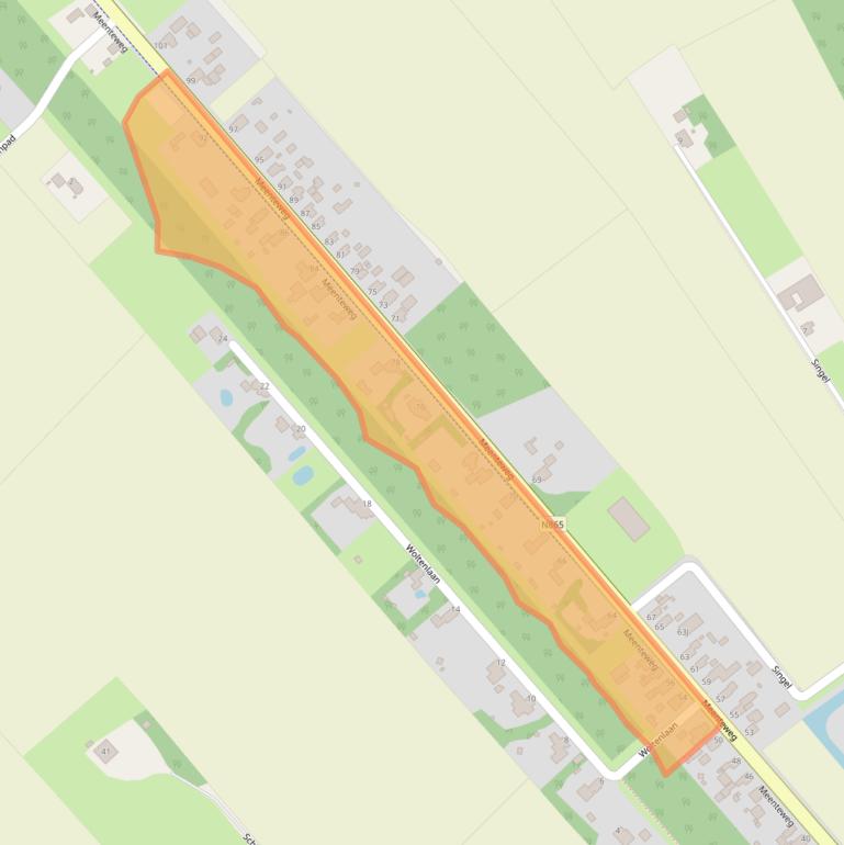 Kaart van postcodegebied 9626BJ.