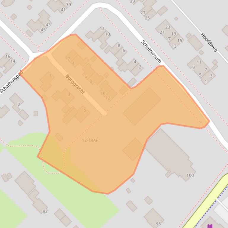 Kaart van postcodegebied 9626CB.