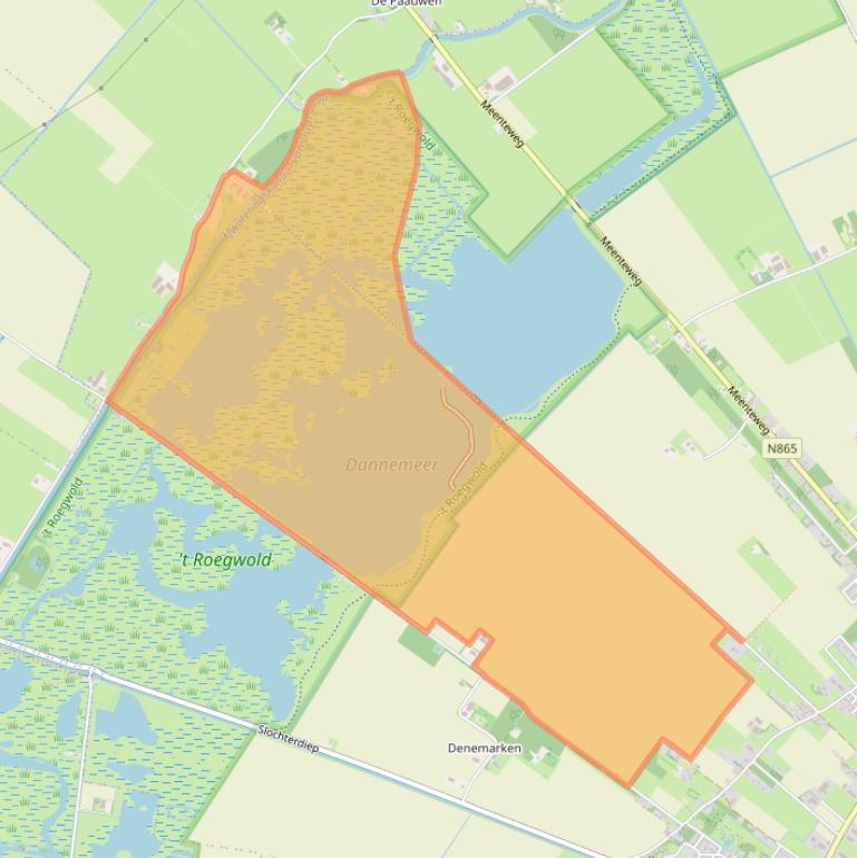 Kaart van postcodegebied 9626TH.