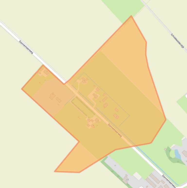 Kaart van postcodegebied 9626TK.