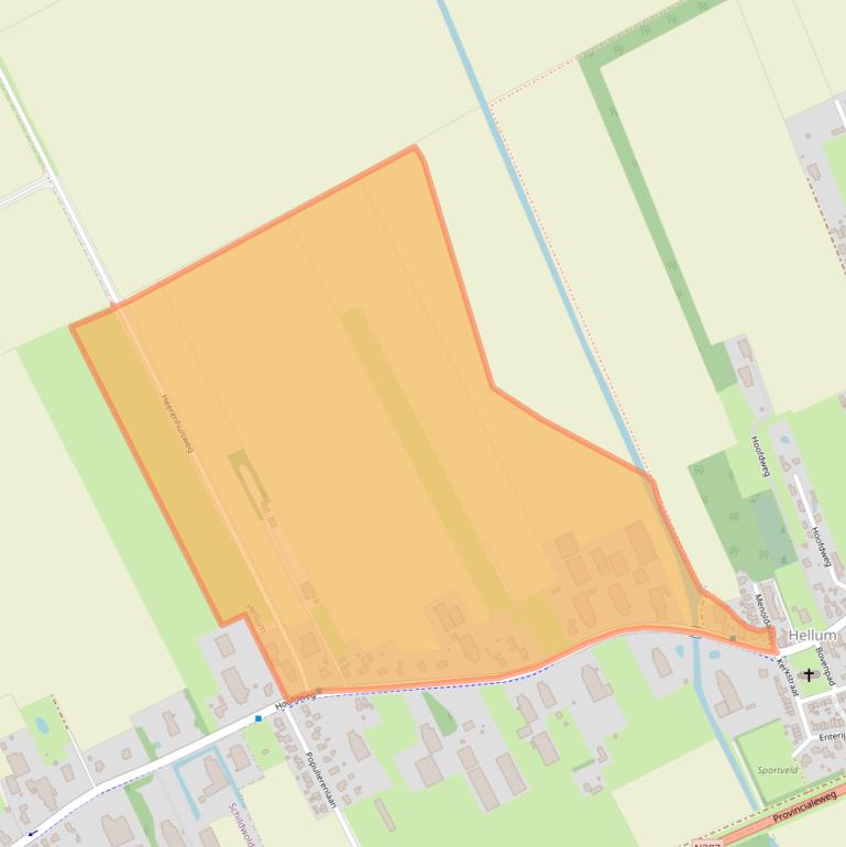 Kaart van postcodegebied 9627PD.