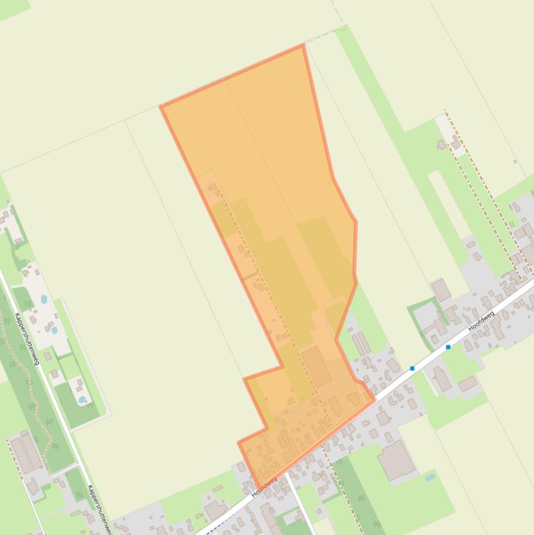 Kaart van postcodegebied 9628CP.