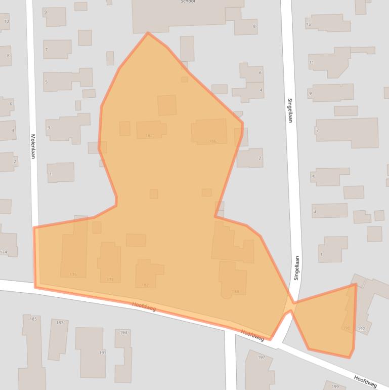 Kaart van postcodegebied 9628CV.