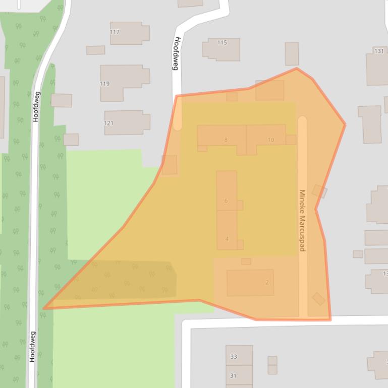 Kaart van postcodegebied 9628GE.