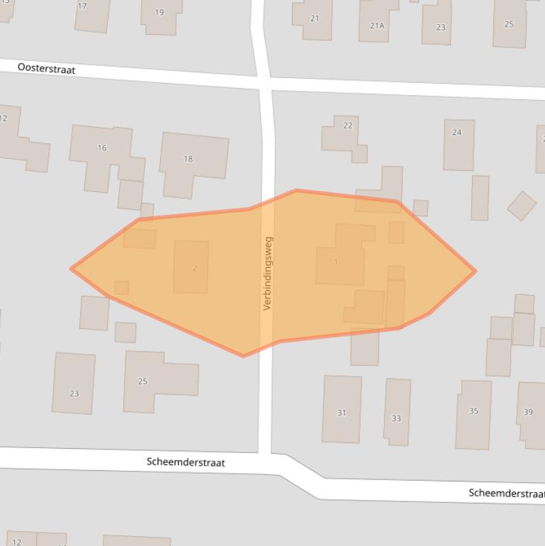 Kaart van postcodegebied 9635AH.