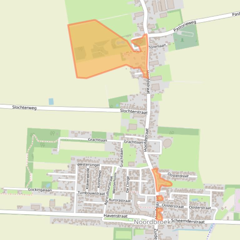 Kaart van postcodegebied 9635AV.