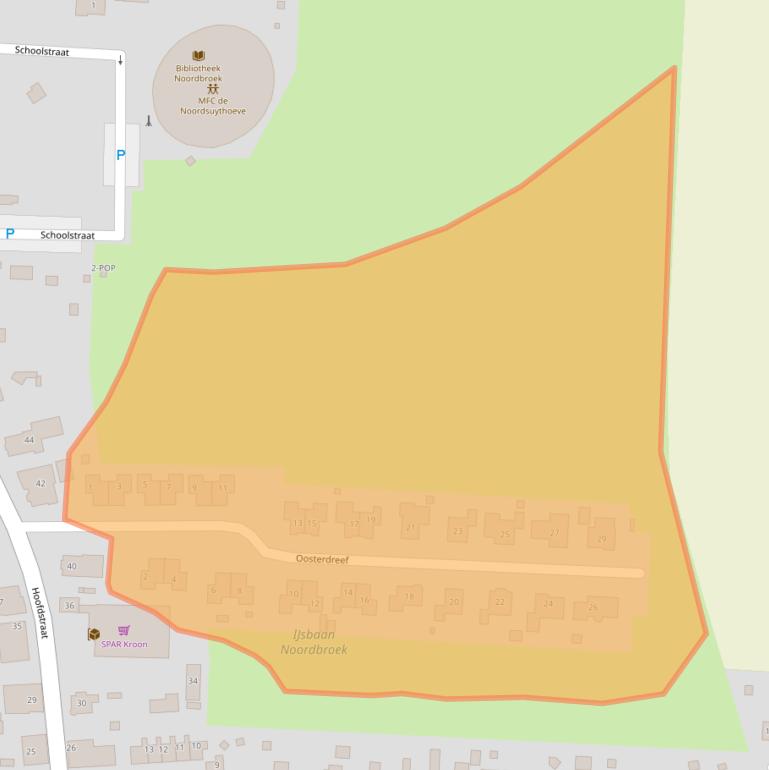 Kaart van postcodegebied 9635CK.