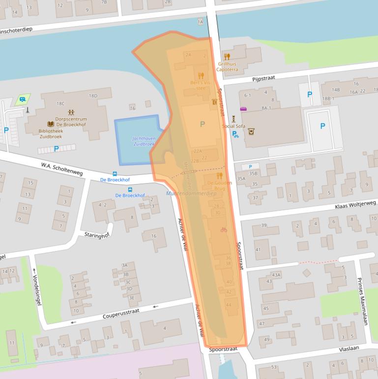 Kaart van postcodegebied 9636AV.