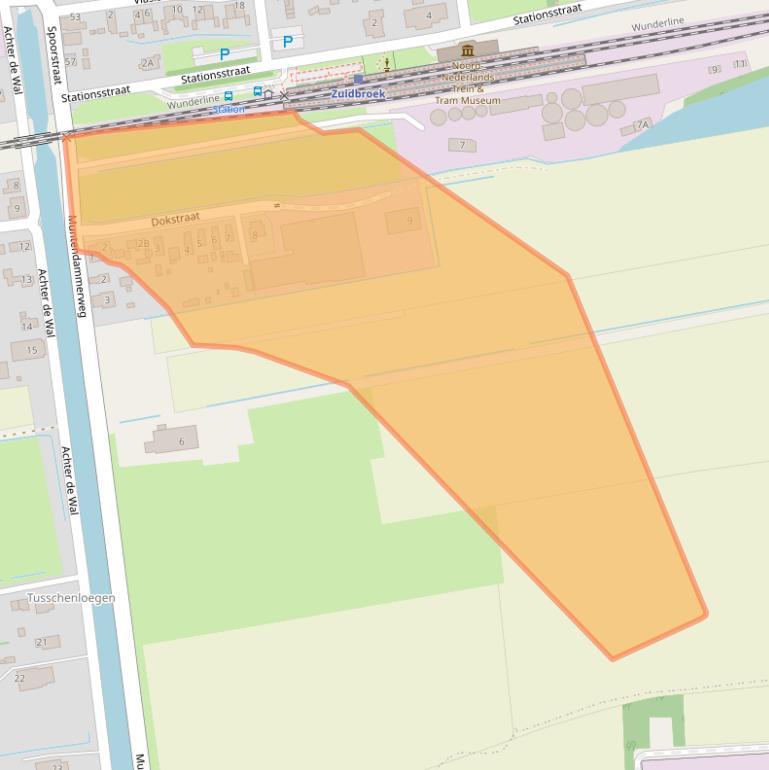 Kaart van postcodegebied 9636AX.