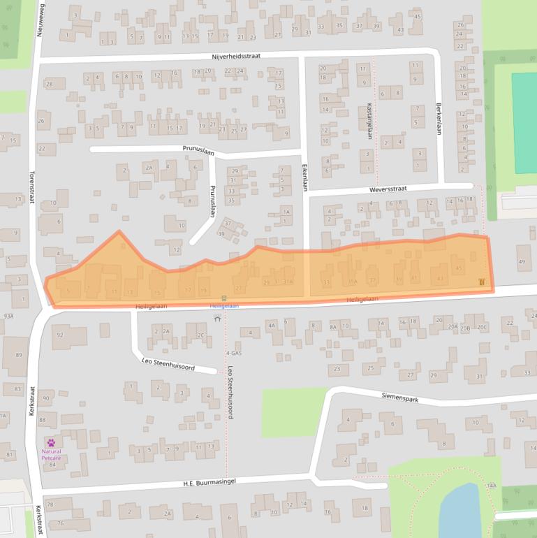 Kaart van postcodegebied 9636CK.