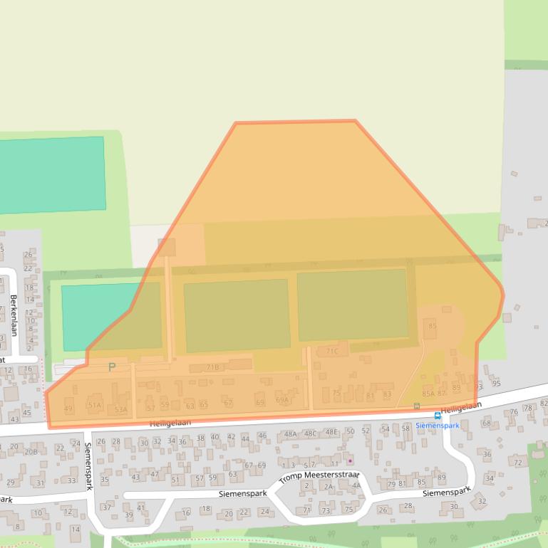 Kaart van postcodegebied 9636CL.