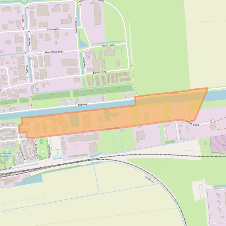 Kaart van postcodegebied 9636DA.