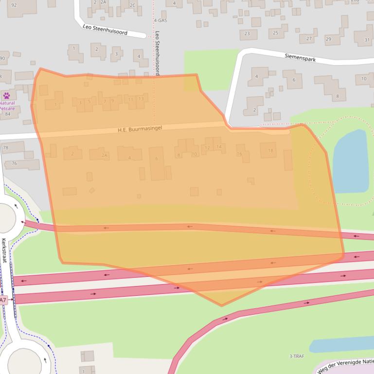 Kaart van postcodegebied 9636EA.