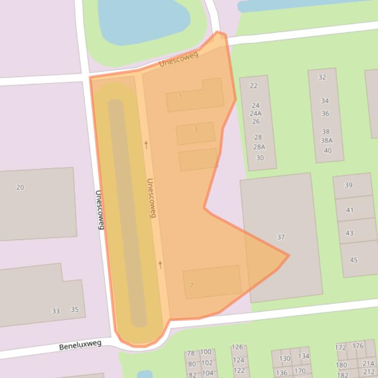 Kaart van postcodegebied 9636HP.