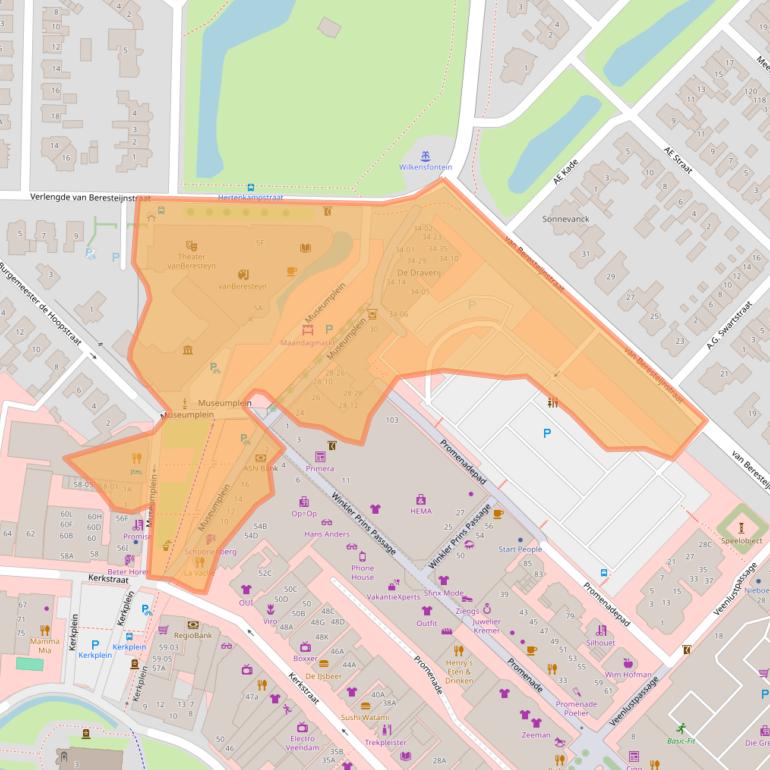 Kaart van postcodegebied 9641AD.