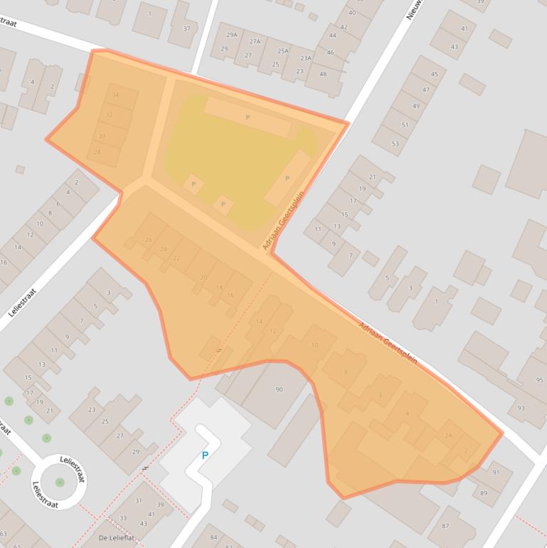 Kaart van postcodegebied 9641BB.