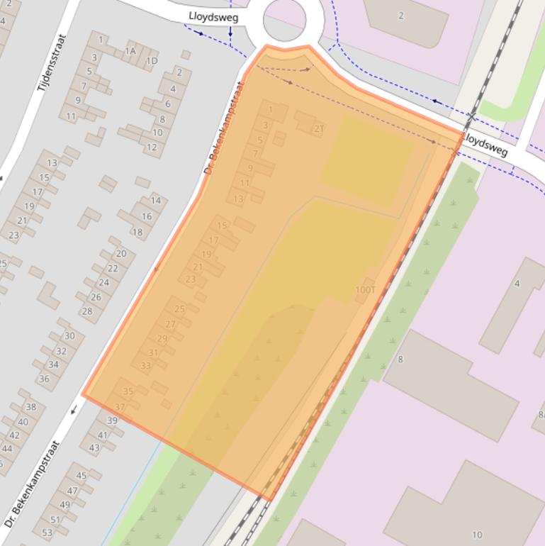 Kaart van postcodegebied 9641BR.