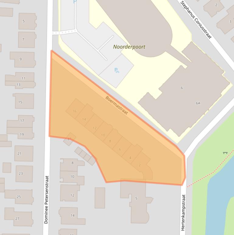 Kaart van postcodegebied 9641GC.