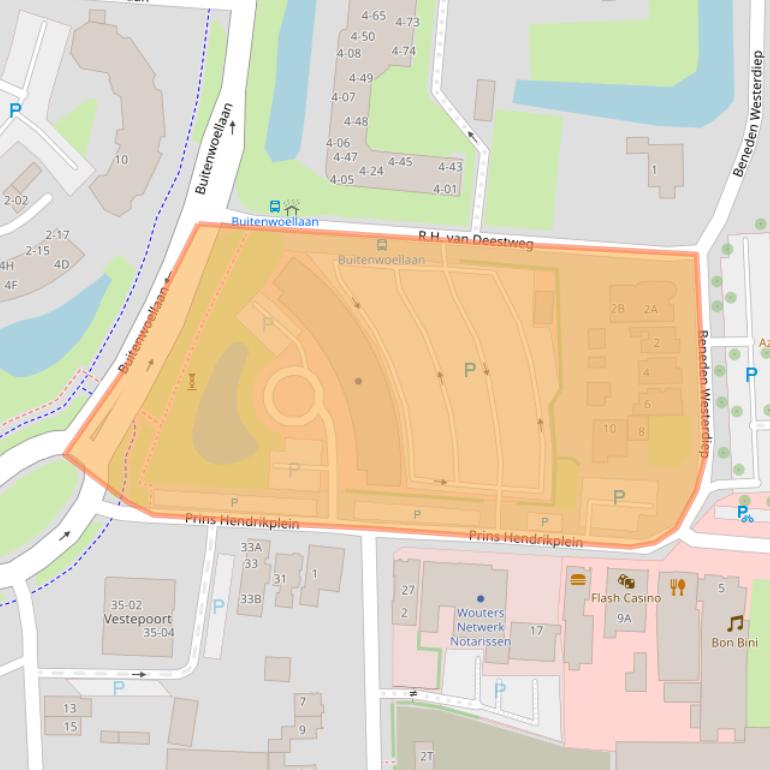 Kaart van postcodegebied 9641GK.