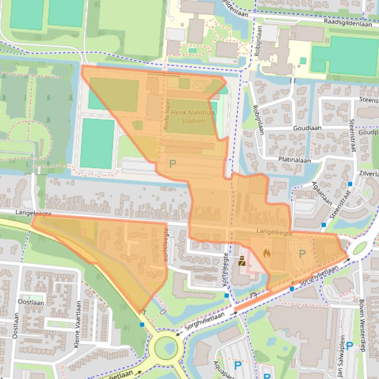 Kaart van postcodegebied 9641GN.