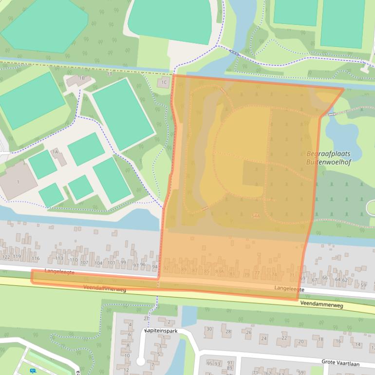 Kaart van postcodegebied 9641GS.