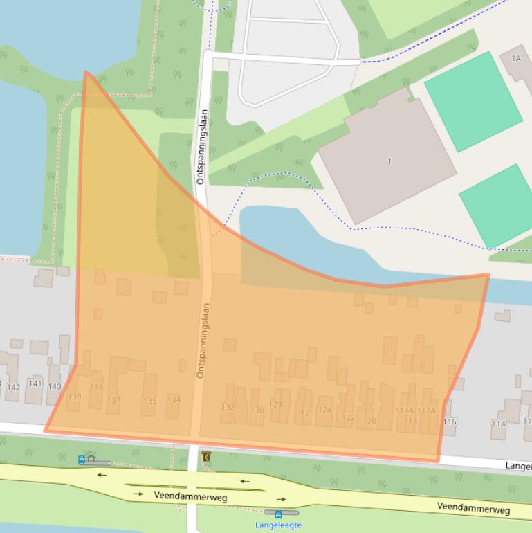 Kaart van postcodegebied 9641GV.