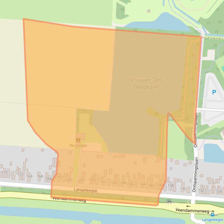 Kaart van postcodegebied 9641GW.